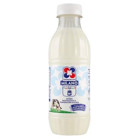 Centrale del Latte Milano Intero Pastorizzato a Temperatura Elevata 0,5 L